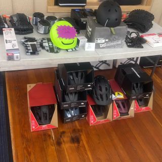 Getting setup for tomorrow’s tent sale!
We have a 25% off table, a 50% off table, a $10 bin (each item), 20% off Smith sunglasses, $20 clothing bins, $50 shoes!
Come down and check out the great deals!
10-5 tomorrow, Saturday August 23rd. #everythingcycling #bike #sale #bikesale